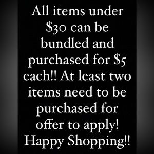 Sale sale sale!! Bundle and save!